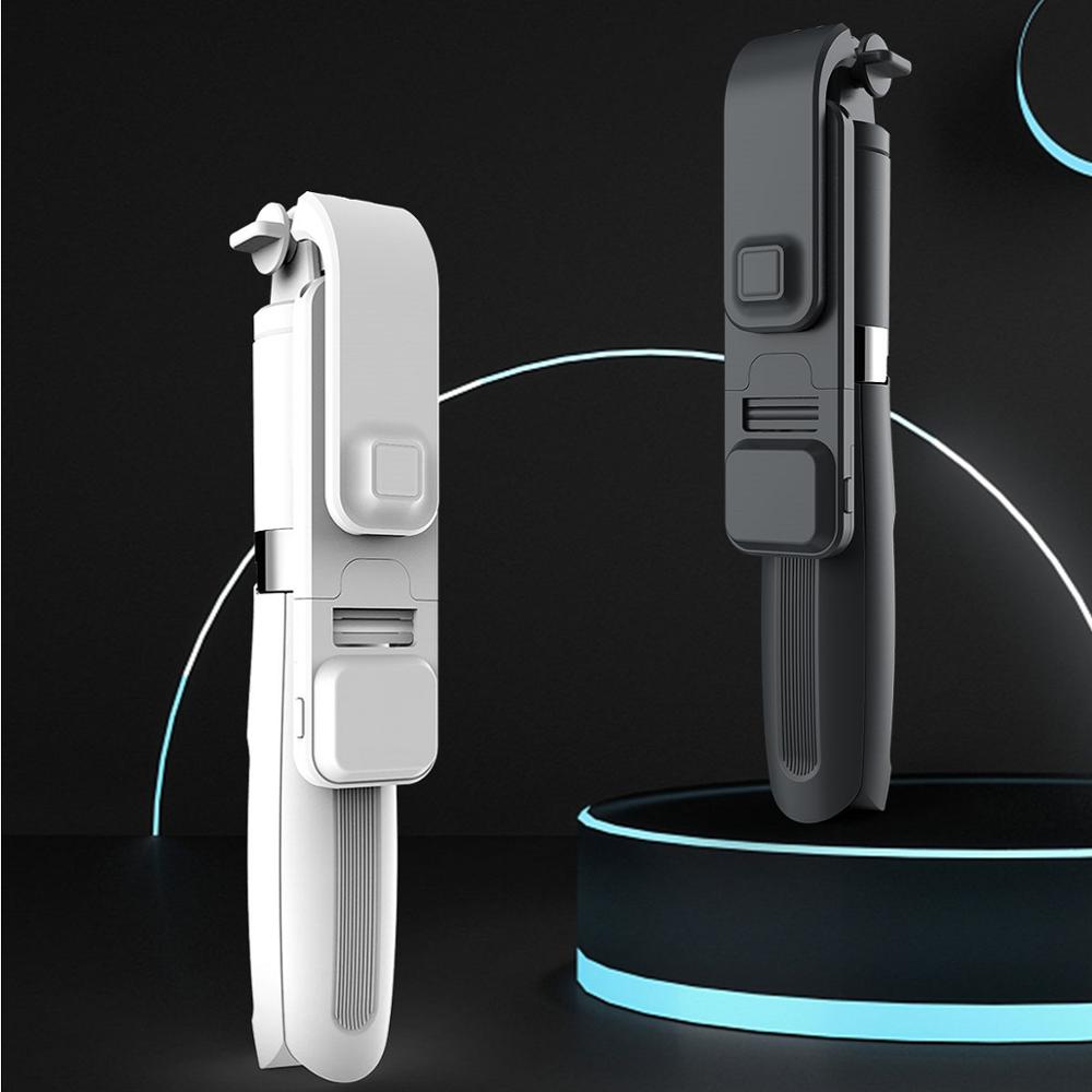 Ruzsj Opvouwbare Statief Monopod Selfie Stok Bluetooth Met Draadloze Knop Sluiter Selfie Stick Met Led Voor Ios/Android/xiaomi
