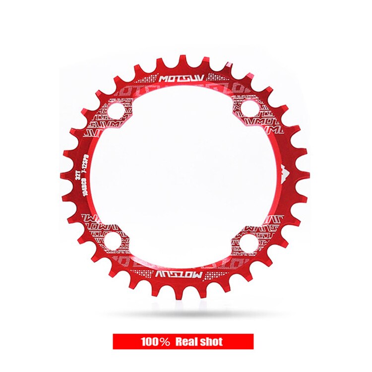 Motosuv redondo estrecho ancho motoring MTB bicicleta de montaña bicicleta 104BCD 32T 34T 36T 38T plato de dientes partes 104 BCD
