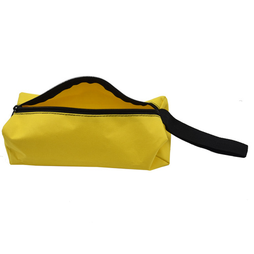 600D Oxford Canvas Waterproof Hand Tool Bag for Screws Nails Metal Car Parts Storage Fishing Travel Makeup Organizer Pouch Bags: Dark Gray / 30x10x10cm