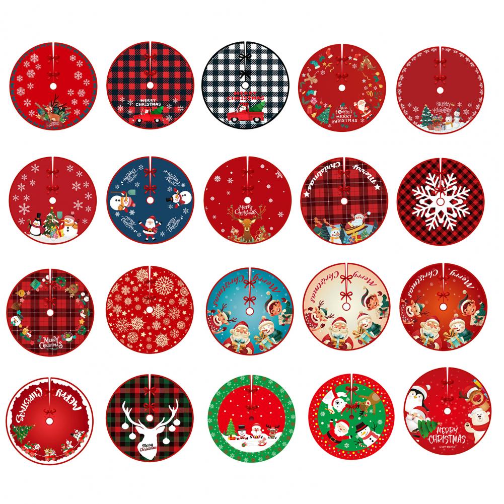 90cm weihnachtsbaumdecken, teppiche, weihnachtsdekorationen, baumdeckenornamente, festliche partyartikel