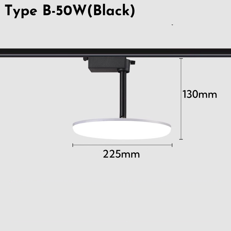 Ultradunne Ronde LED Spoor Licht 24W 36W 50W Draaibare Plafond Rail Lampen Foyer Kledingwinkel kantoor Indoor Vullen Spoor Verlichting