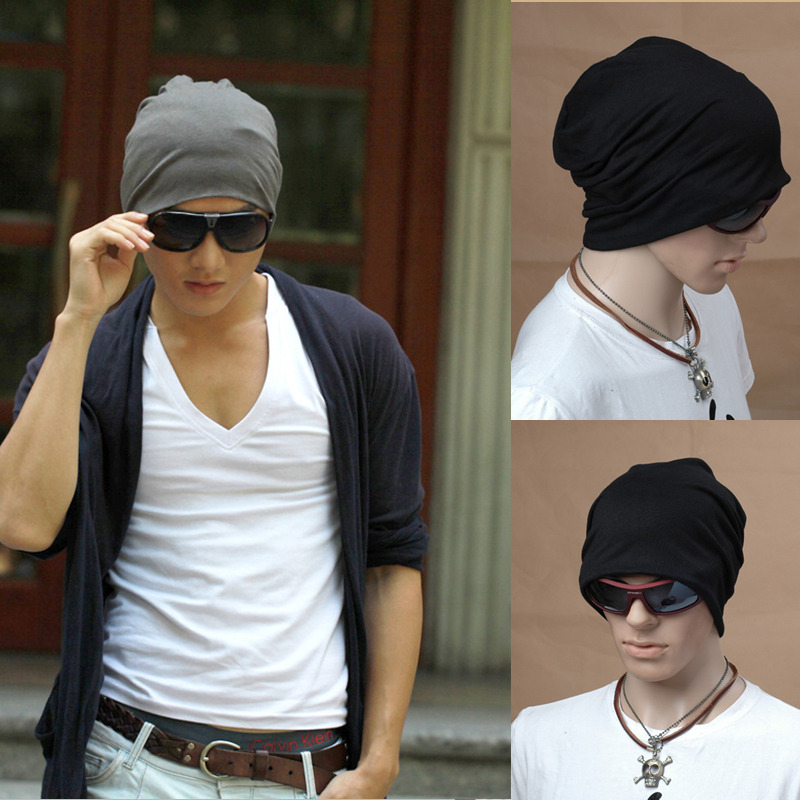 Classical Men's Autumn Winter Hats Solid Color Beanies Hip-pop Slouth Hats Skullies Female Male Hats Gorro Crochet