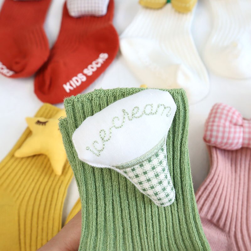 Baby Socks Winter Newborn Baby Boy Girl Cotton Socks Stereo Cartoon Cute Socks Non-Slip Floor Socks Cheap Stuff носки детские