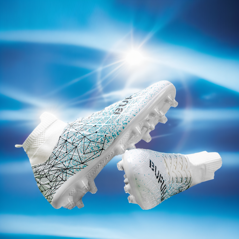 AG/FG-Fußballschuhe für Herren, hohe Fußballschuhe, bequem, atmungsaktiv, Gras, rutschfest, Schulungen-Sneaker, draussen-Schuhe