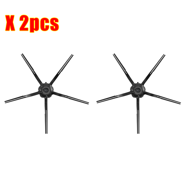 Cepillo lateral para Xiaomi MI Roborock S5 Max S6 Pure MaxV S55, accesorios para Robot aspirador, paño de mopa, filtro HEPA, cepillo principal: Verde