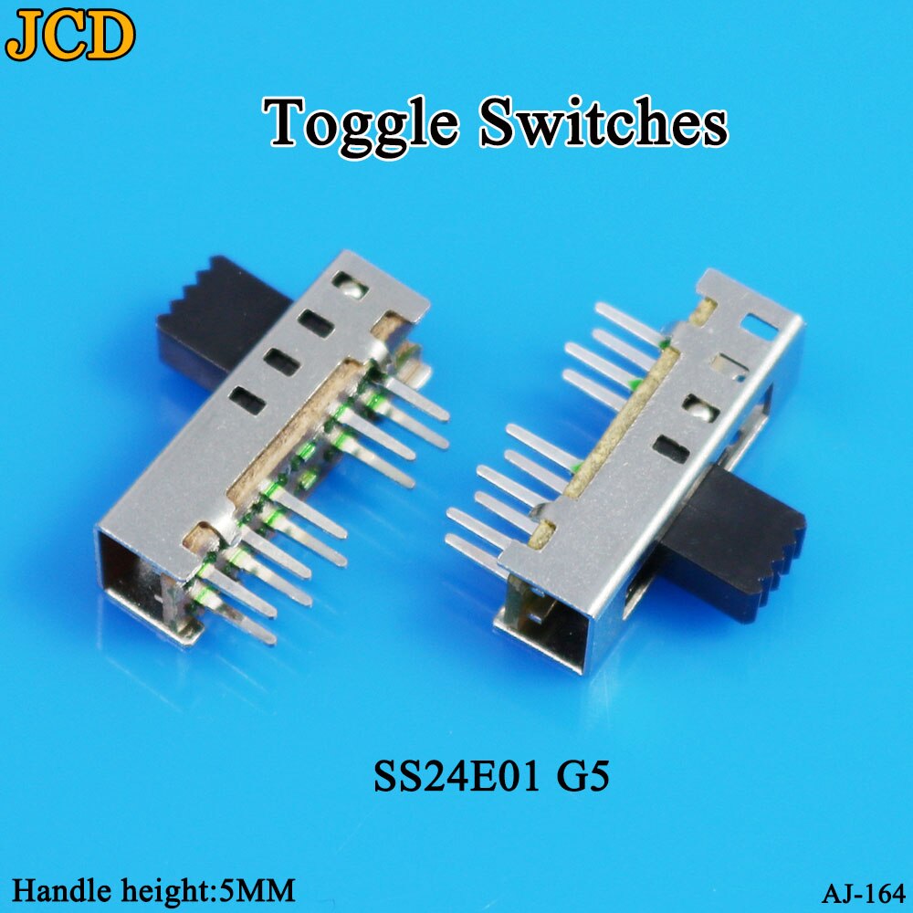 Jcd 1 st/lot  ss 12 d 00 schuifschakelaar schuifversnelling fluctuatieband 2/3 bestand enkel dubbel horizontaal mini horizontale voeding: Ss24 en 01 g5