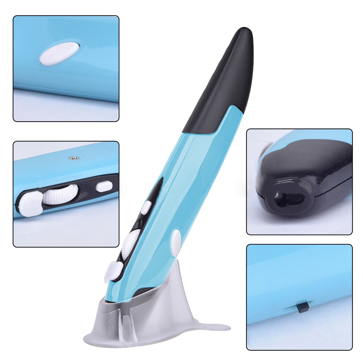 Wireless Optical USB Pen Mouse 2.4GHz Pocket Handwriting Pen Mouse Computer Peripherals for Tablet PC Laptop Desktop