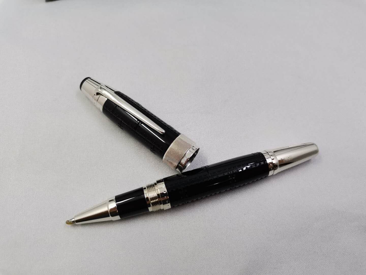 Wakaka-pluma estilográfica de Saint Exupéry, mb Monte Tyler, bolígrafo de tinta blanc: Black Roller Pen