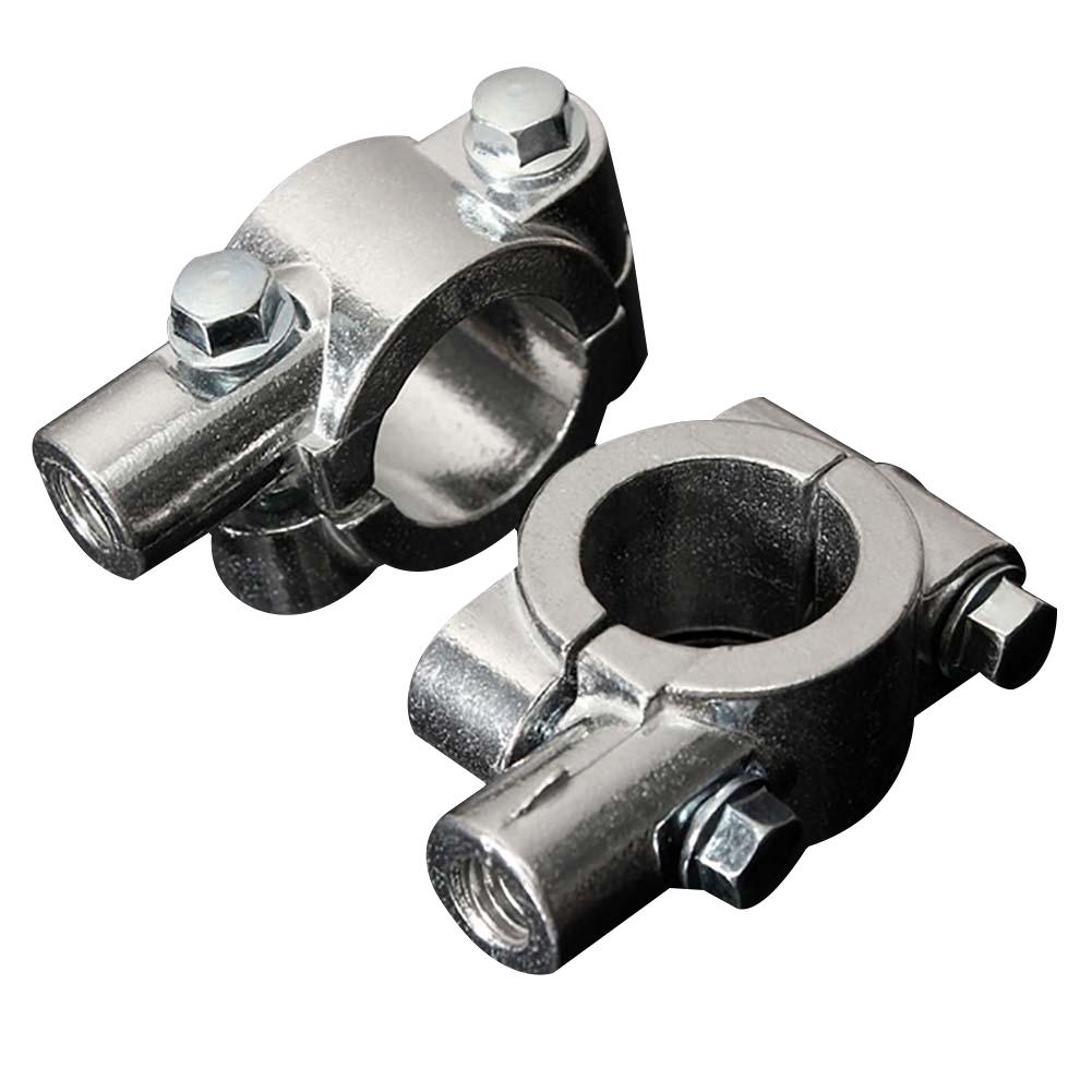 1 paar Motorrad Lenker Metall Rückspiegel montieren Halfter Motorrad Spiegel Klemme Klammern Zubehör