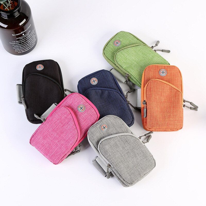 Til 6.5 tommer mobiltelefon armbånd håndholder taske gym udendørs sport løbepose armbånds taske til iphone max 7 plus 8 xiaomi