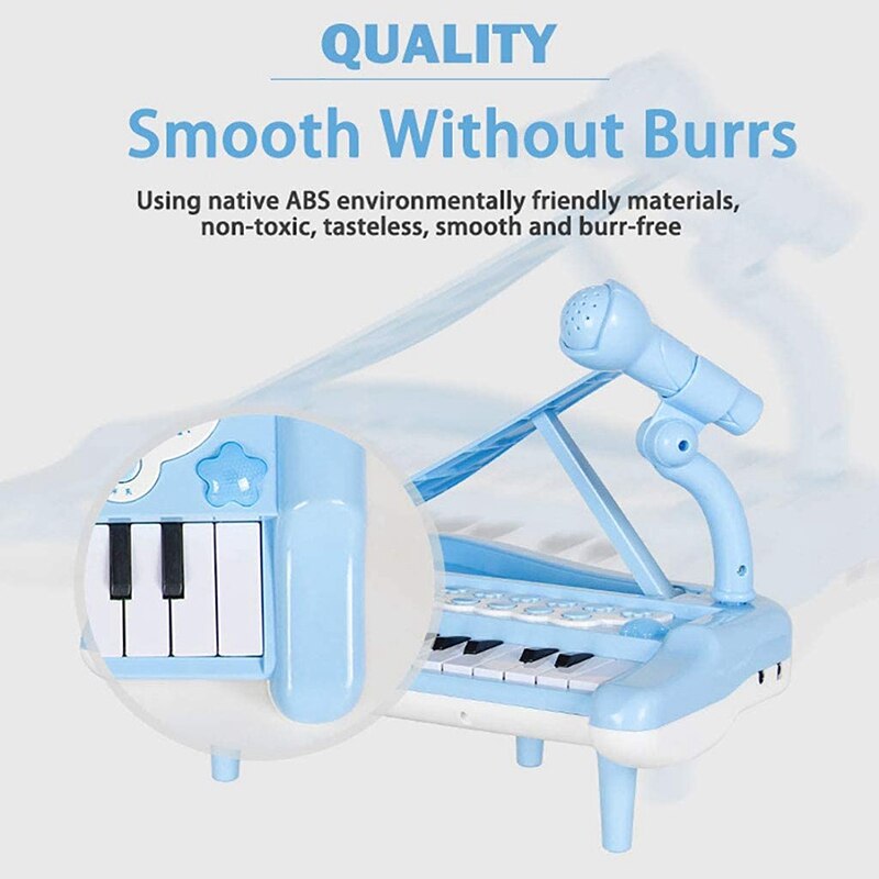 Instrument de musique de Piano électronique multifonctionnel débutant apprenant le jouet de Piano avec le Microphone