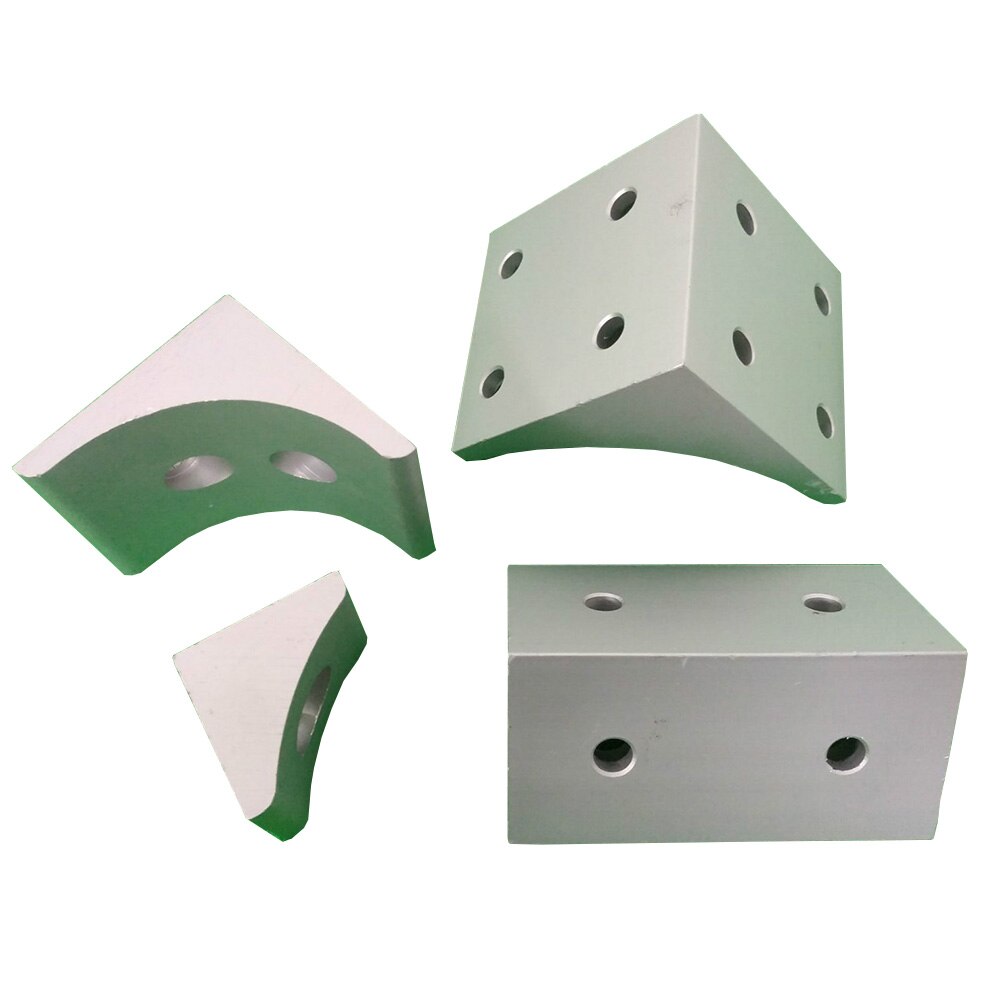 Bande de Joint pour le profil aluminium | type L 90 degrés 6060/8080/9090/100100, support d'angle de connexion pour connecteur à 4 trous