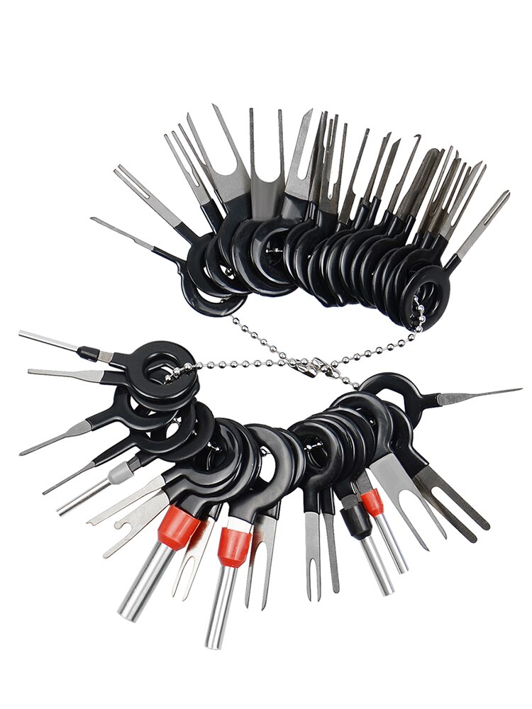38pcs 11Pcs Automotive Plug Terminal Remove Tool Set Key Pin Car Electrical Wire Crimp Connector Extractor Kit Accessories