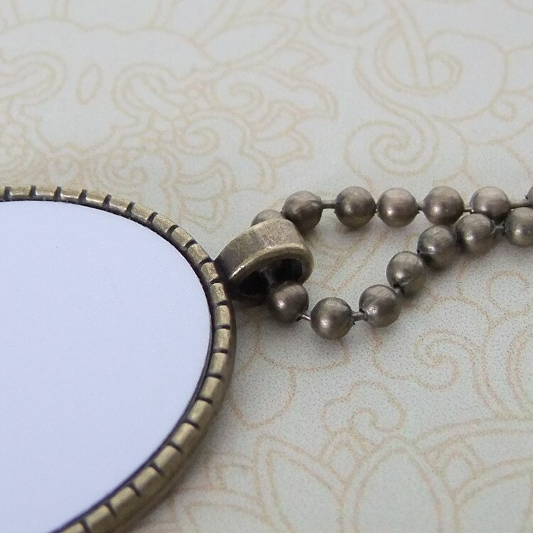 12pcs/lot Classic Pendant for Blank Sublimation INk Transfer Printing Heat Press DIY Can Print