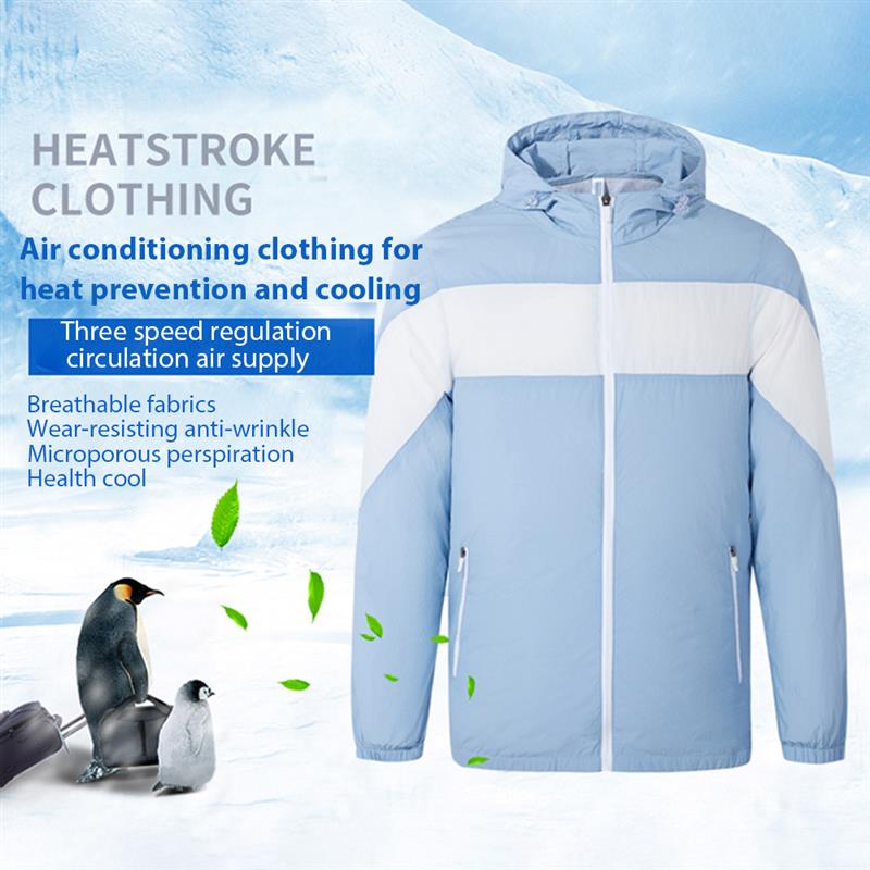 Fan Jacket Cooling Coat Air Conditioning Cool Coat USB Charging Waistcoat Fishing Cycling Cost for High Temperature Work
