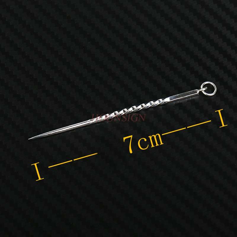 Sterling Silber Zahnstocher 990 Volle Silber Hohe Metall Zahnstocher Tragbare Mini Zahnstocher Lagerung Box Zu Senden Ältesten