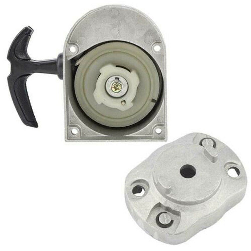 Mini mönkijä pyörän vetokäynnistin kaksoisrekyylikäynnistys metalli käsi moottoripyörä moottoroitu polkupyörän moottorin tarvikkeet 50cc 60cc 80cc