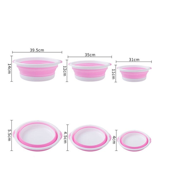 Portable Folding Basins Foldable Basin Tourism Outdoor Folding Bucket Fishing Camping Car Wash Basin Outdoor Camping