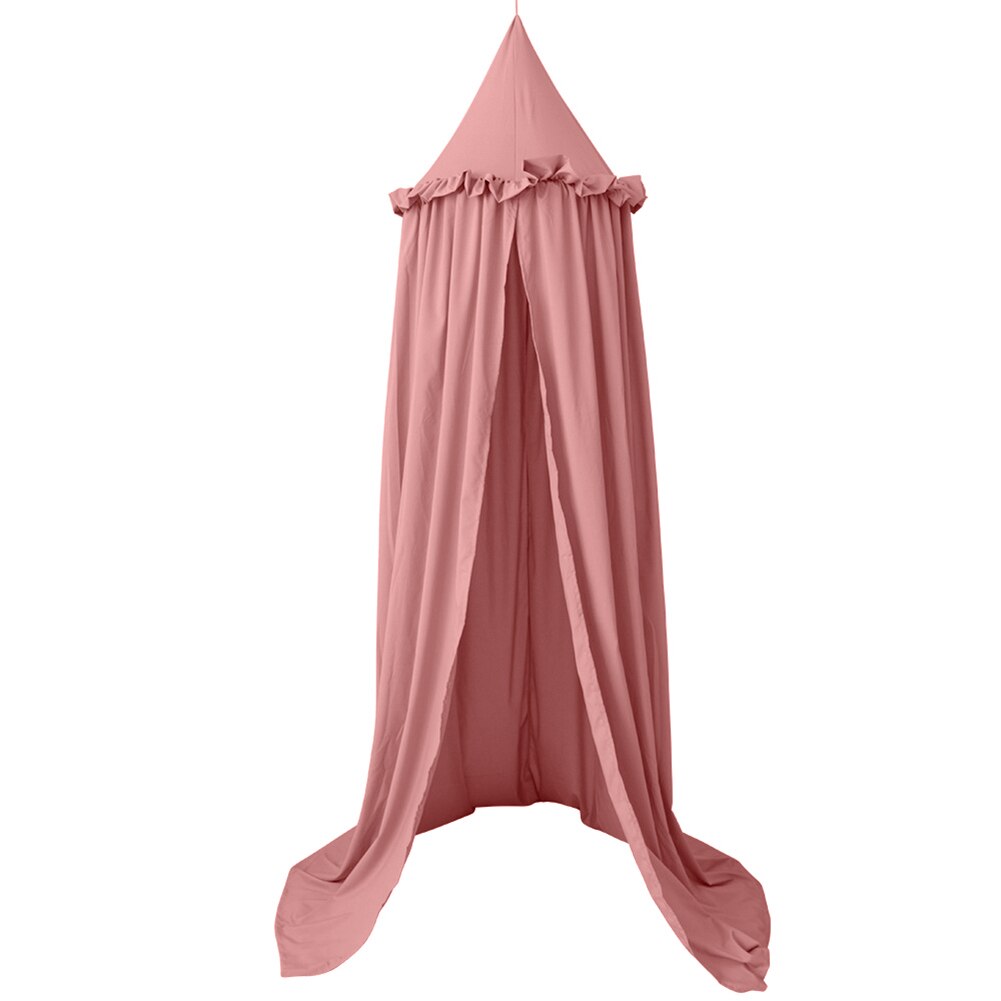 Letto per bambini letto a baldacchino tende ragazza principessa cupola rotonda baldacchino culla lettino tenda appesa tenda da gioco per bambini decorazione della telecamera della casa: 3