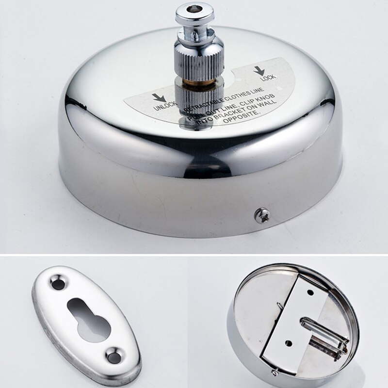 Wall mount 304 Stainless Steel Clothesline Folding Clothes Horse Extendable Laundry Hanger Retractable Drying Rack Clothes Rope