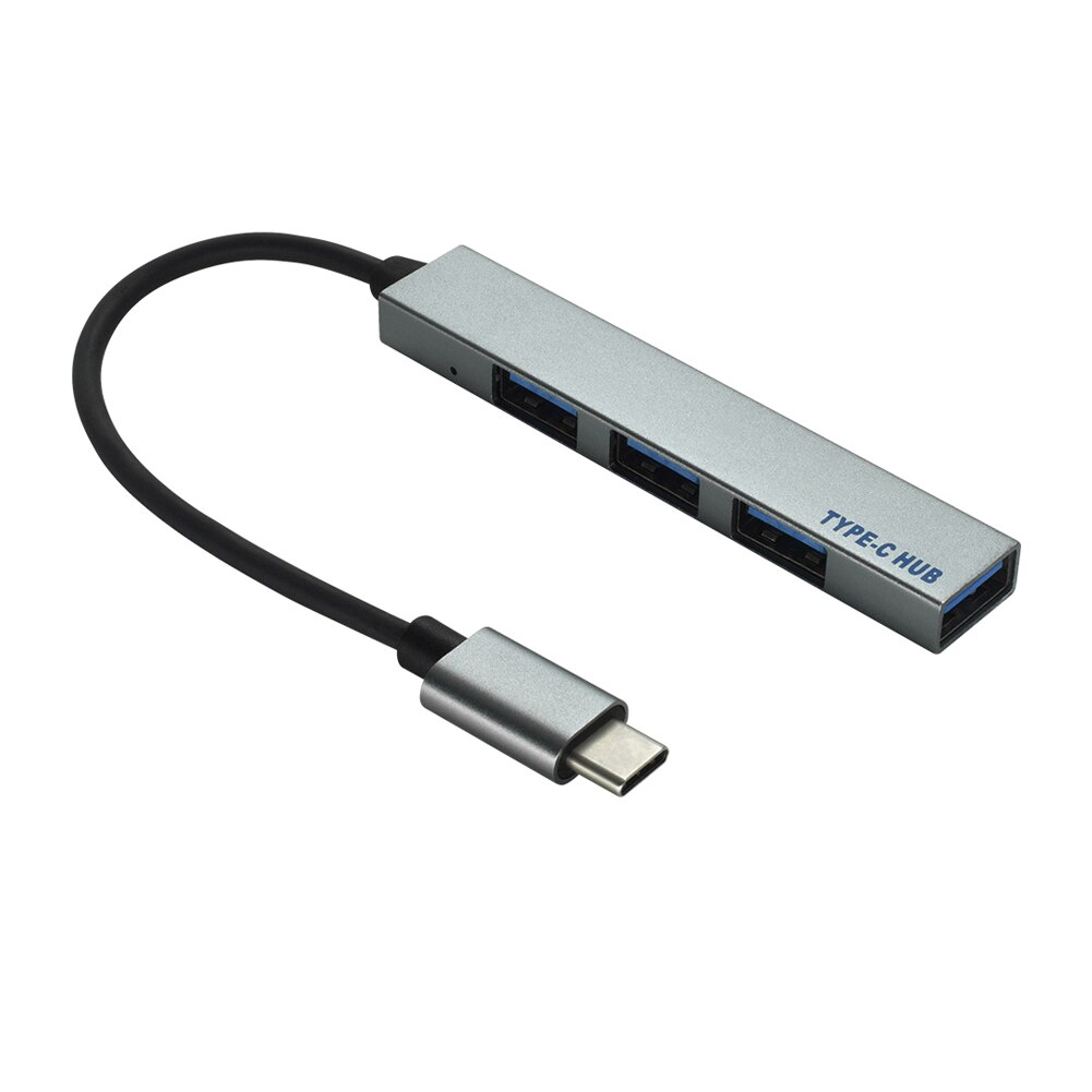 Hub tipo C con adaptador USB tipo C a HDMI VGA RJ45 Lan Ethernet SD TF USB-C 3,0 tipo c PD cargador para MacBook Pro OTG: 4 in 1 A