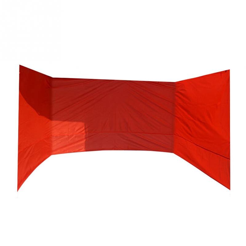 Anti-UV Accessories Sidewall Durable Outdoor Tent Waterproof Reusable Folding Oxford Cloth Windproof Portable Gazebo Side Panel: Red 9M Types1