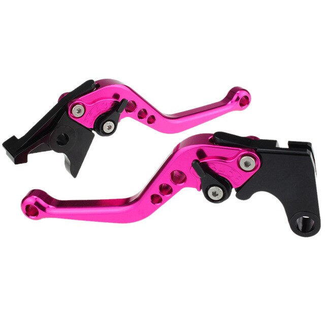 Motorsykkel brems kløtsj spak til kawasaki klr 250 klr 650 klr 650 1991-2007 1992 1993 1994 1995 1996 justerbar motorsykkel spak: Kort rosa