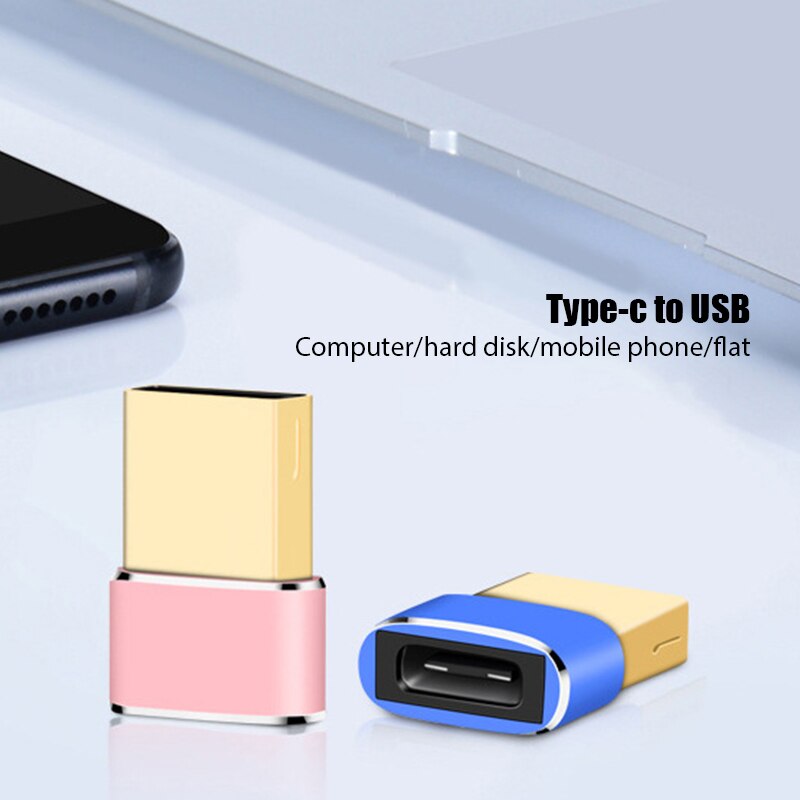 Adaptador de Cable Usb 3,0 macho A Usb 3,1 tipo C hembra OTG, convertidor de sincronización de datos para Samsung y Macbook