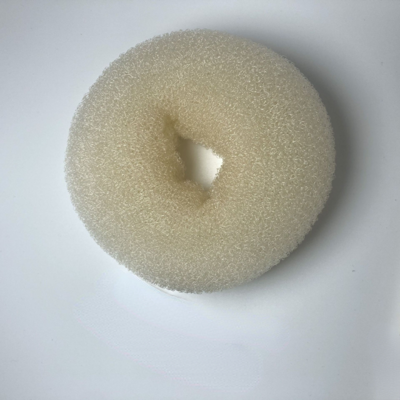3 Farben elegante Haar Brötchen Donut Schaum Schwamm einfach großen Ring Haars tyling Werkzeuge Frisur Haarschmuck für Mädchen Frauen: Dunkelgrau