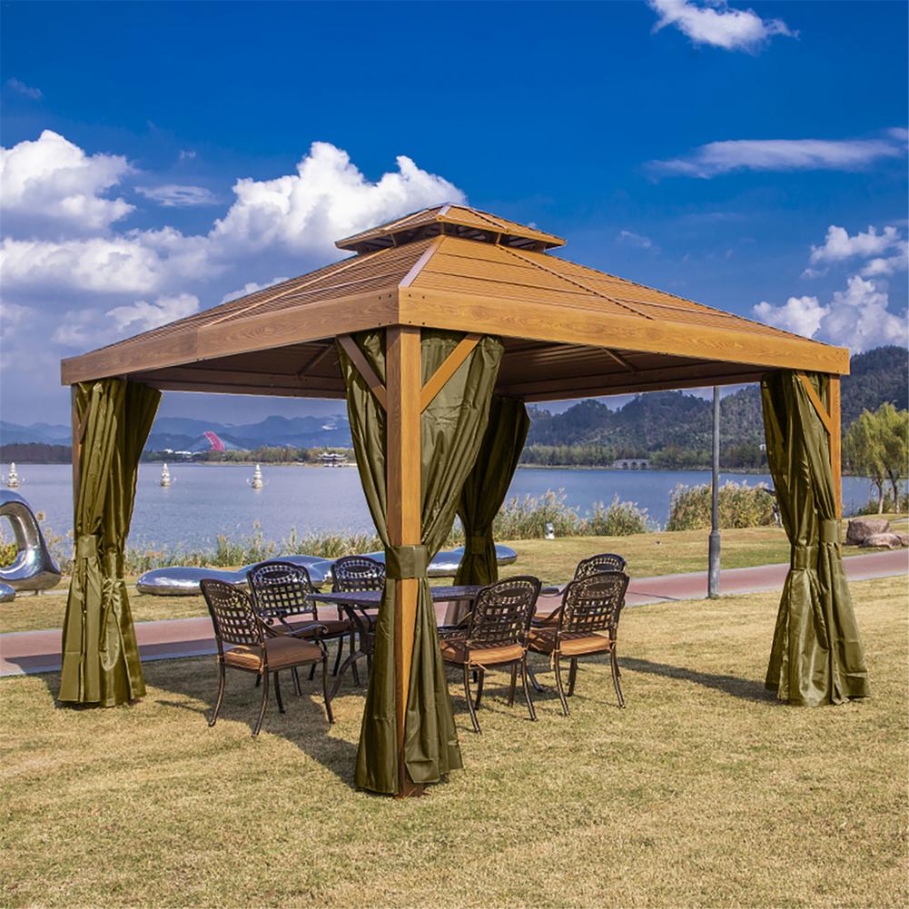 Outdoor Curtains For Patio Rustproof Grommet Top Waterproof Window Curtain Drapes For Porch,Pergola,Cabana,Gazebo 134x210cm