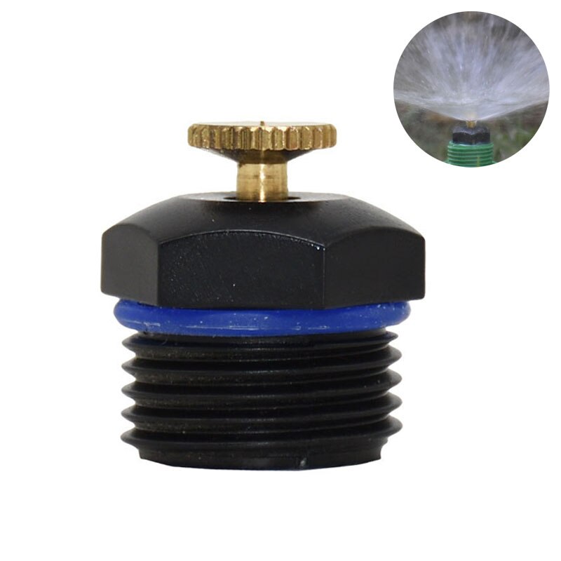 1/2" male Adjustable Water Spray Head Micro Flow Dripper Drip Head Irrigation Sprinklers Agriculture Garden Irrigation 10 Pcs
