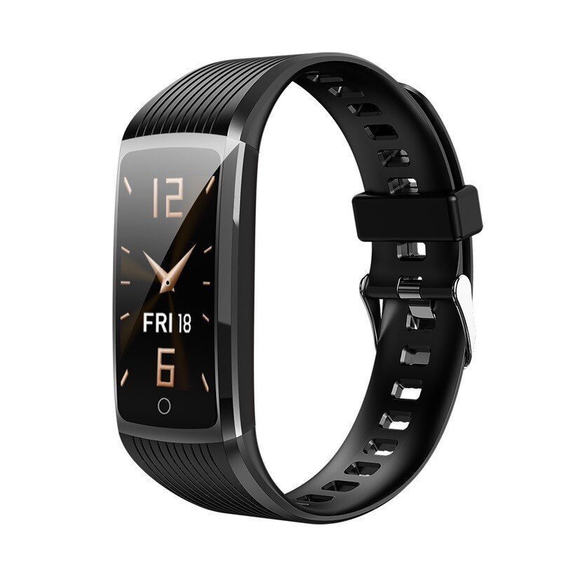 Health Bracelet Smart Band Men Fitness Tracker Activity Smartwatch Real-time Monitor 5 In 1 Pedometer Sports Wristband Women Men: Black