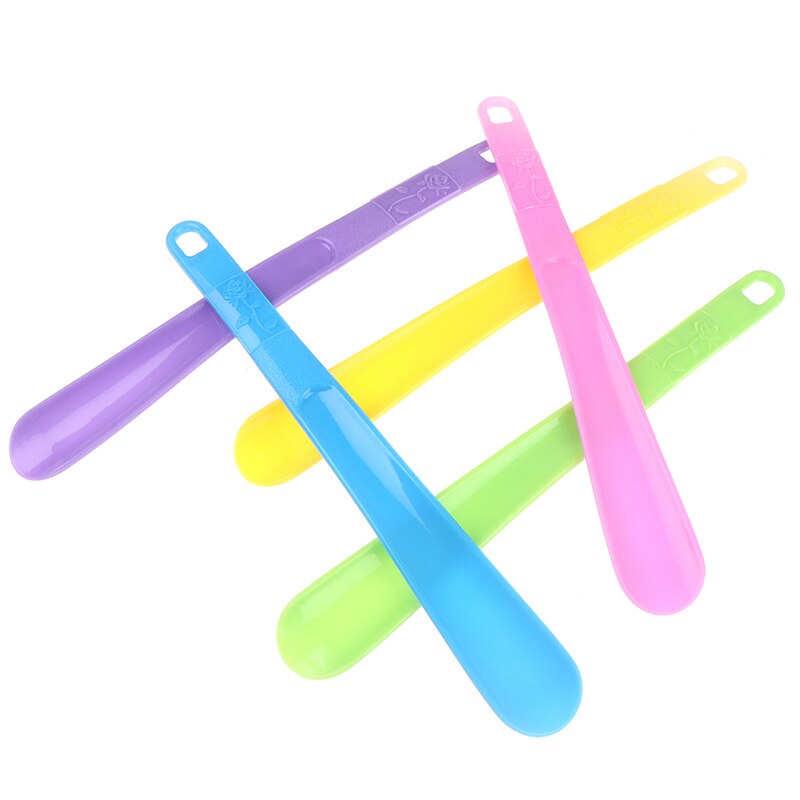 1pc 32cm Pro Shoe Horns Plastic Shoe Horn Spoon Shape Shoehorn Shoe Lifter Flexible Shoe Lifter Shoes Accessories 32*4cm