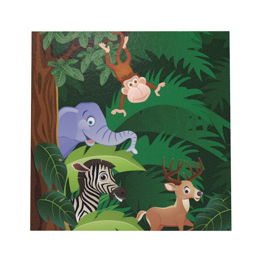 Dier Jungle Thema Papieren Handdoeken Kleur Gedrukt Tissue Papieren Handdoeken Kinderen Decoratieve Papieren Handdoeken High-End Papieren Handdoeken: Default Title