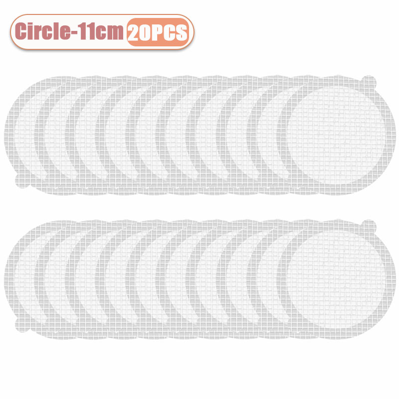 10-100 st engångsgolvbrunnsdekaler för duschavlopp, hårfångare, skydd för handfat, hårblockerare för badkarsfilter: Orange