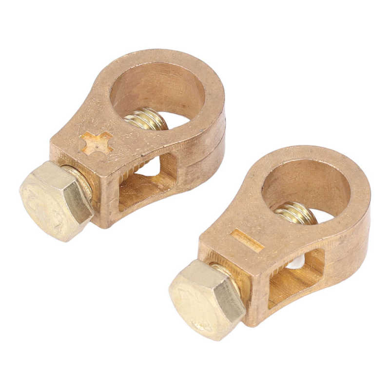 Battery Terminal Wire Clamp Superior Conductivity Universal Copper Electric Battery Connector Clamps for Auto Accessories