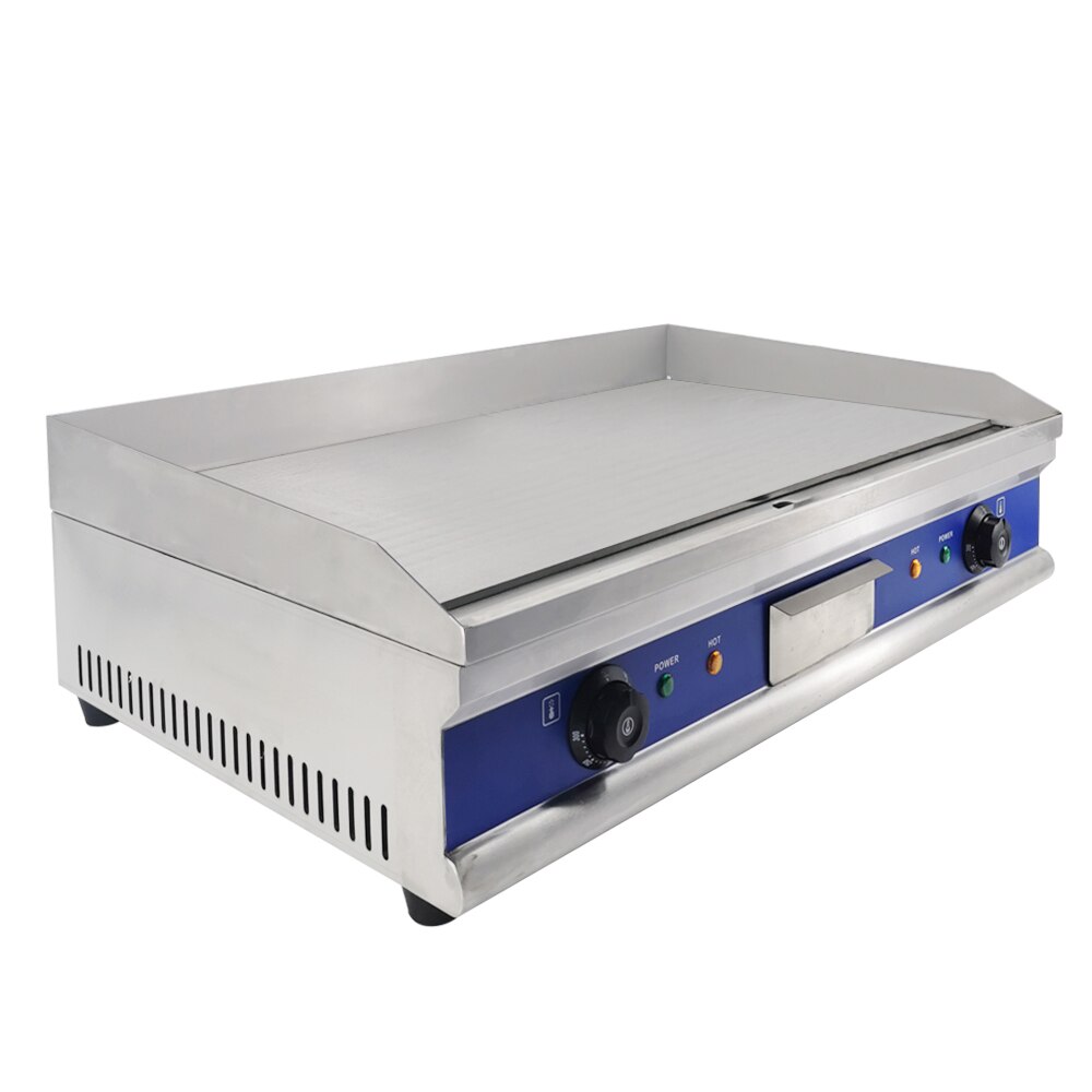 Griddle Hotplate Chip Fryer Grill Flat Pan Electric Grill Griddle For Kitchen Restaurant