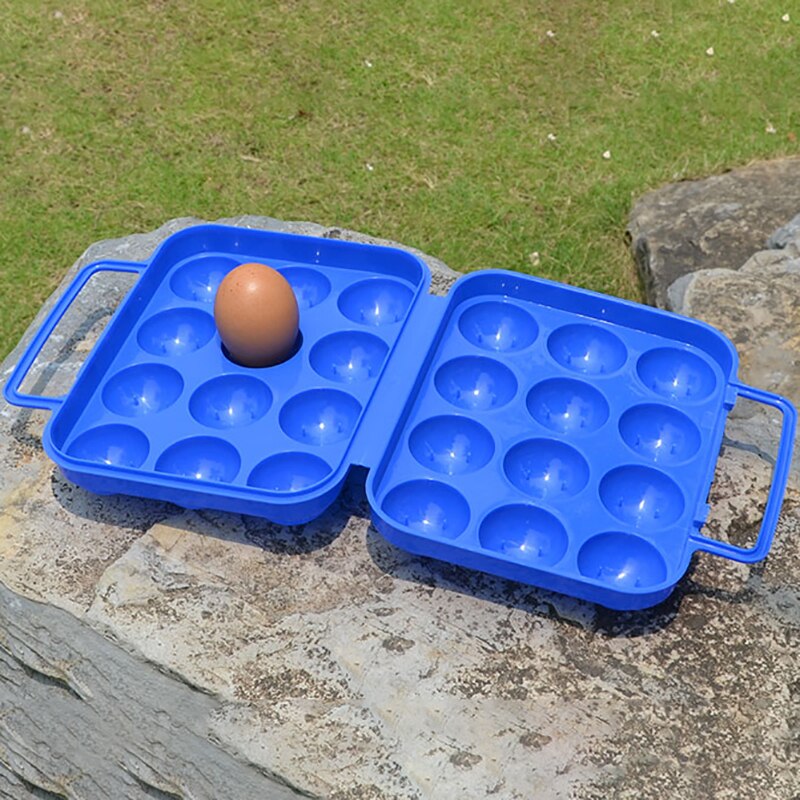 Draagbare kampeerdrager voor eieren, doos, keuken, handige container, eieropslag, container, wandelen, buiten