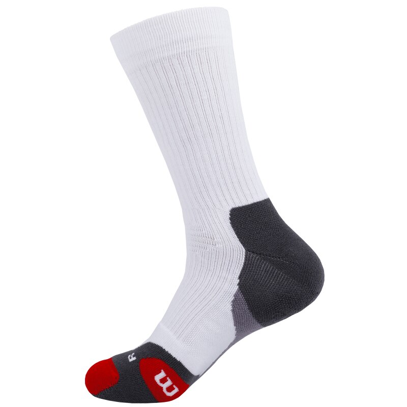 Wilson Long Medium Short Socks Towel Bottom Tennis Socks Men's and Women's Tennis Socks 3 Pairs