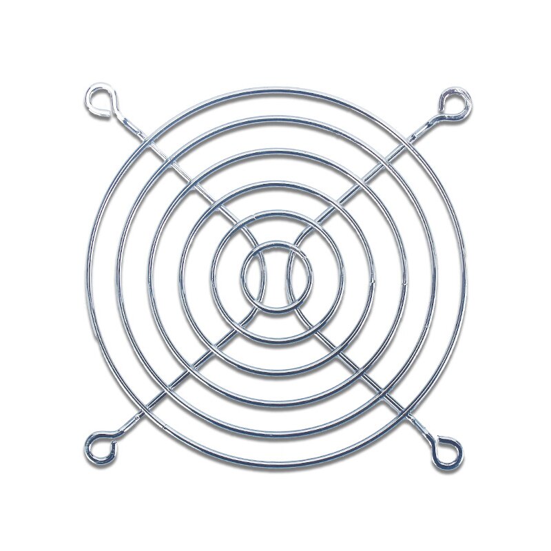 Metal Fan Grill Cover PC Computer 140mm 120mm 90mm 80mm CPU Case Cooler Protector 3D Printer 40mm 60mm Radiator-Silver