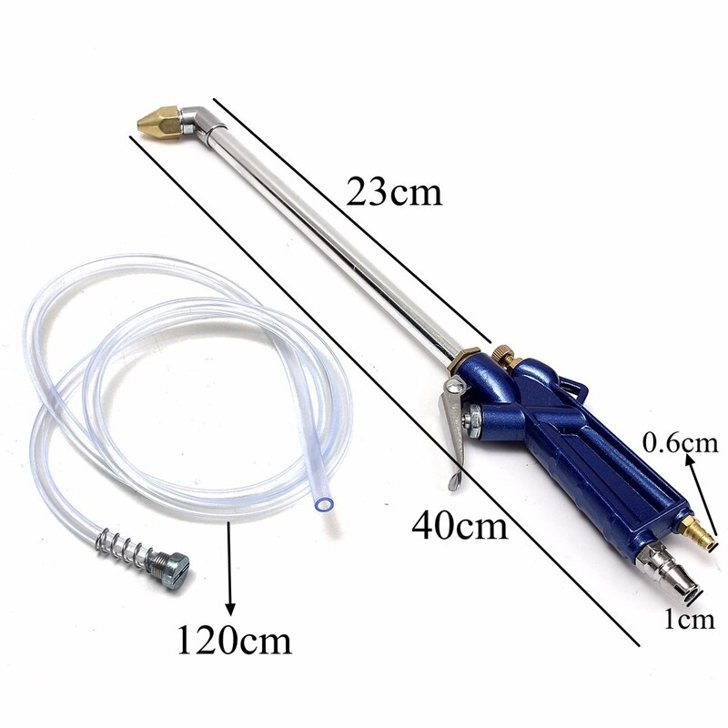 400mm motorolie reinigingsgereedschap automatische automatische sproeier pneumatisch gereedschap 100cm slangen mechanische onderdelen lichtmetalen motor auto