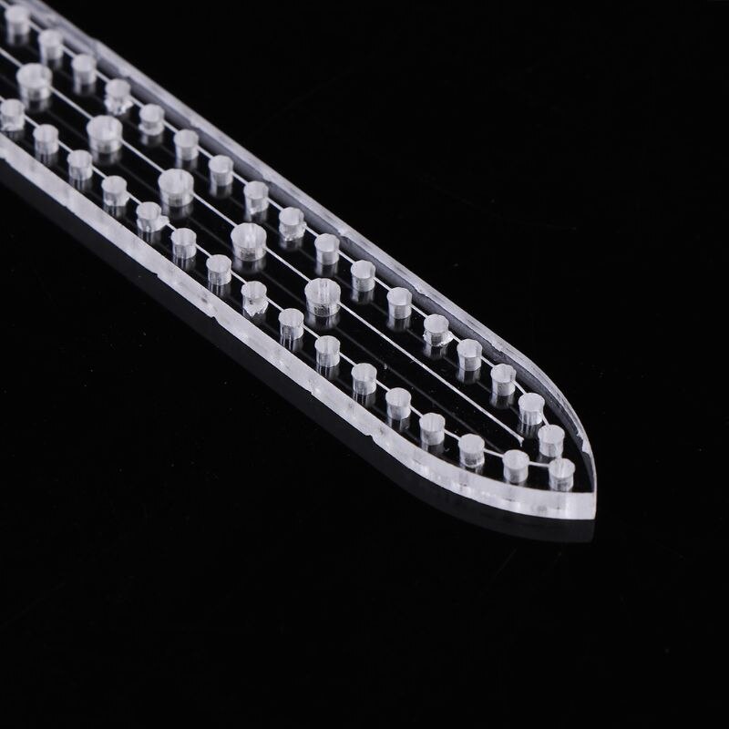 4pcs/set Transparent Acrylic Watch Strap Band Stencil Template Mold DIY Leather Craft Tool Home Supplies For Women