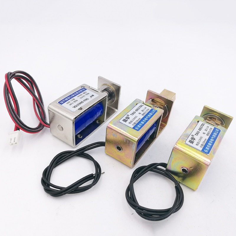 Sähkölukot tau -s0837dl magneettilukko  dc 6v 12v 24v kaapin oven lukolle