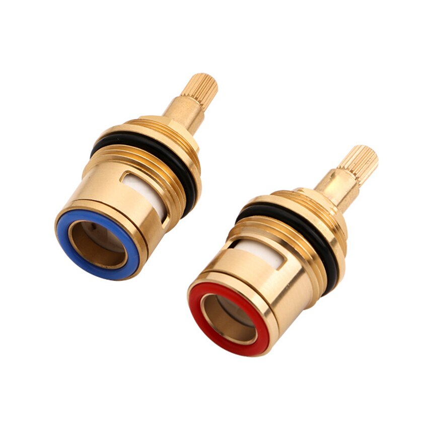 Brass Ceramic Tap Valve Faucet Cartridge Bathroom Cold Large flow Water Mixer Valve Faucet Accessory 