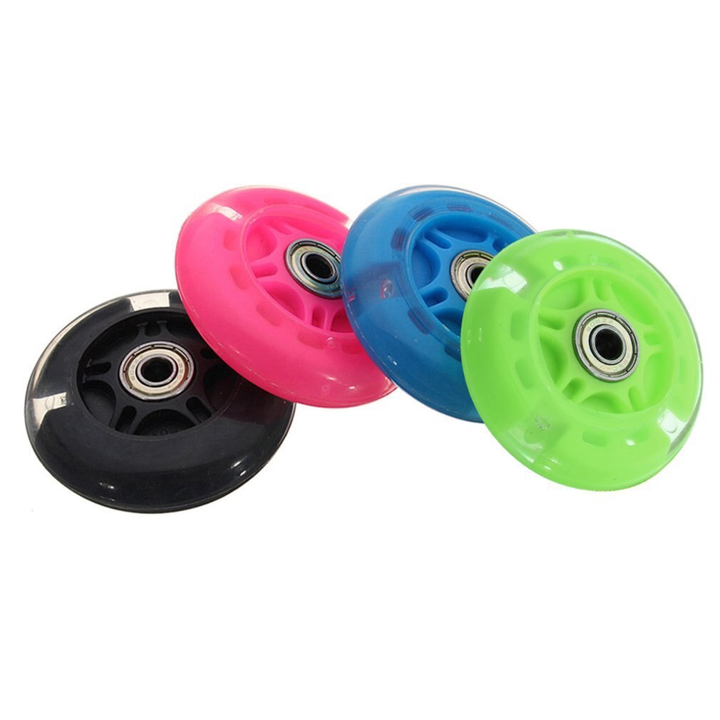 Scooter Wheel LED Flash Light Up Scooter Wheel for Mini Scooter with 2 ABED-7 Bearings 80mm