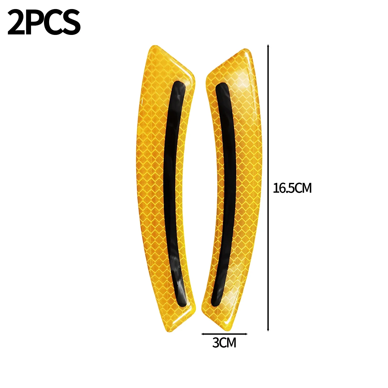 Car Wheel Eyebrow Anti-collision Strip Luminous Reflective Car Sticker Anti-collision Scratch Night Driving Safety Guard Sticker: Blue