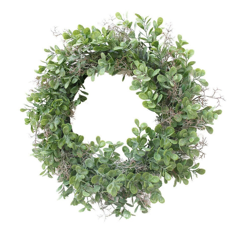 Guirlande d'herbes à fleurs | Décoration pour porte, plante artistique, verte, décorative, décorer votre maison et donne une allure vibrante,