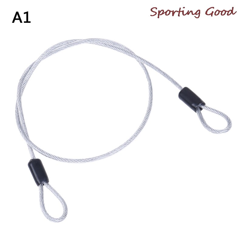 Safety Cable Steel Wire Rope 50cm For Outdoor Sports Bike Lock Guard Security Luggage: A1