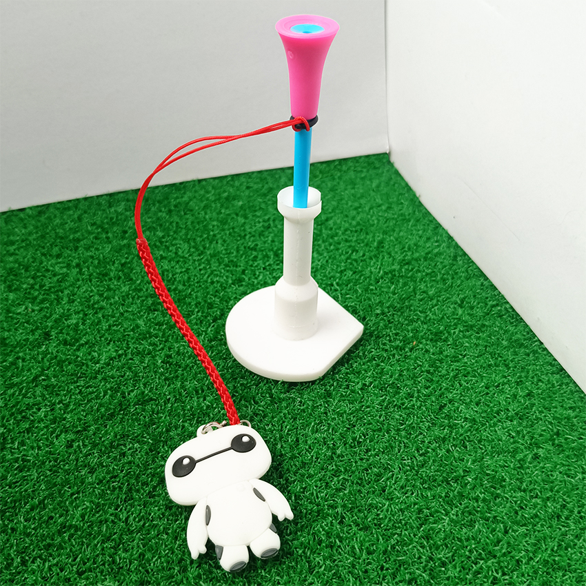 Tees de golf en caoutchouc pour l'entraînement, excellent effet, utilisés avec les tapis de golf et les filets de golf, adaptés à l'intérieur, à l'extérieur, à l'arrière-cour, à la maison