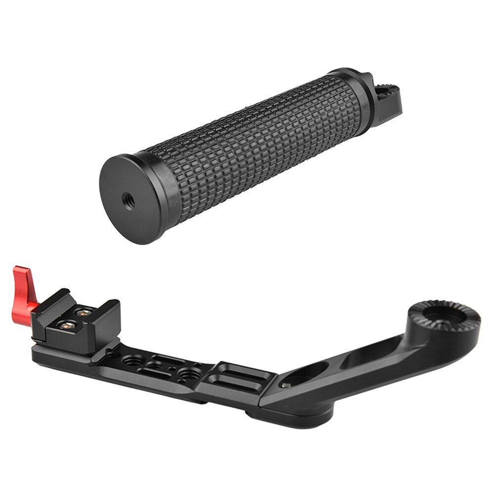 Handheld Stabilizer Extension Holder Gimbal Camera for DJI RS 2/RSC 2 with Bracket 180 Adjustable Angle Hand Grip Accessories